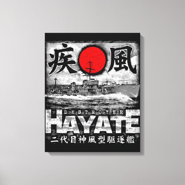 Impressão Em Tela Destroyer Hayate (Frente)