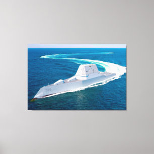 Impressão Em Tela DESTRUIDOR DIVISÍVEL - DDG-1000 32x48