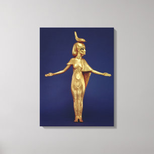 Impressão Em Tela Detalhe da deusa Selket