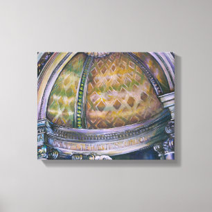 Impressão Em Tela Detalhe da Fontana di Trevi