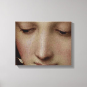 Impressão Em Tela Detalhe de Madonna do prado