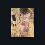 Impressão Em Tela Detalhe do Beijo - Gustav Klimt<br><div class="desc">Famoso quadro romântico de Gustav Klimt. O Beijo é uma bela obra-prima para verdadeiros amantes da arte do excelente. Este é um detalhe maravilhoso desta pintura clássica.</div>