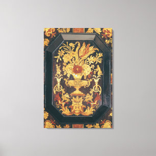 Impressão Em Tela Detalhe do Marquetry de um bufete