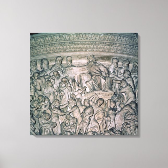 Impressão Em Tela Detalhe do Pulpit, 1302-10 (Frente)