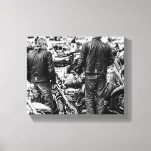 Impressão Em Tela Detalhes dos motociclistas motociclistas motocicli