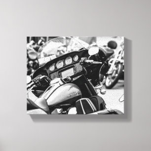 Impressão Em Tela Detalhes dos motociclistas motociclistas motocicli