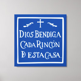 Impressão Em Tela Deus abençoe cada canto