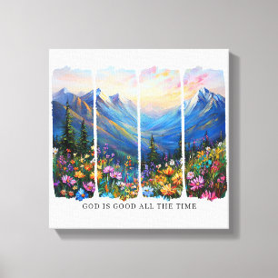 Impressão Em Tela Deus Cristão Inspirador é bom