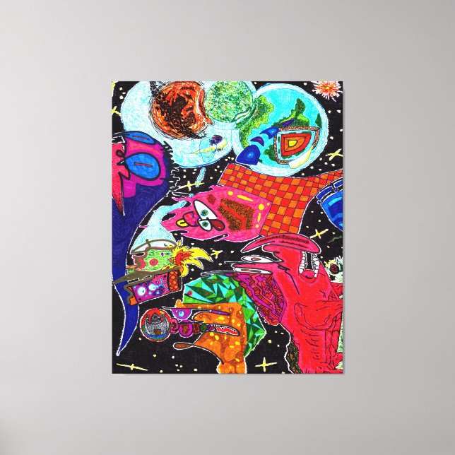 Impressão Em Tela Deus está nos Detalhes #14 (Frente)