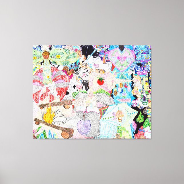 Impressão Em Tela Deus está nos Detalhes #8 (Frente)