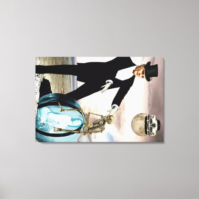 Impressão Em Tela Deus está tocando 1 (Frente)