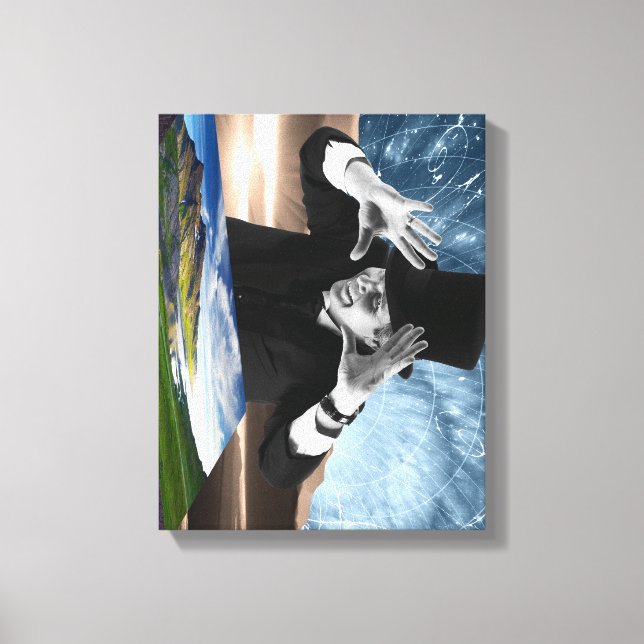 Impressão Em Tela Deus está tocando 2 (Frente)