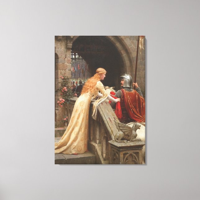 Impressão Em Tela Deus Speed por Edmund Blair Leighton, c. 1900 (Frente)