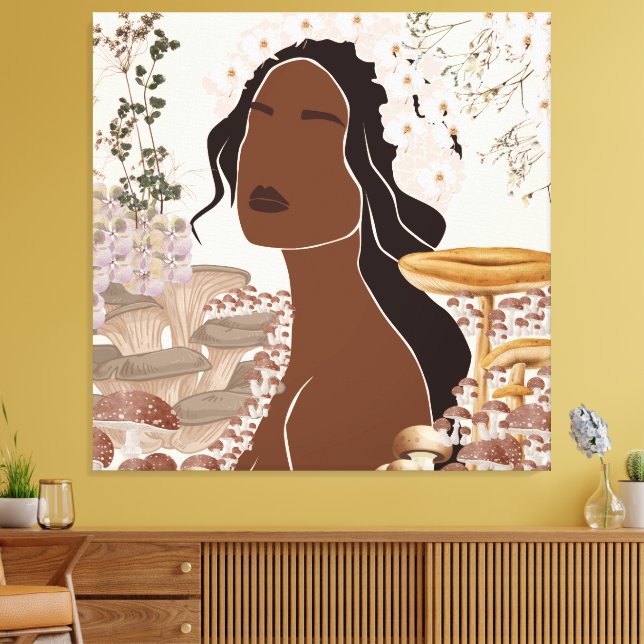 Impressão Em Tela Deusa da Natureza (Insitu(Sala de estar))