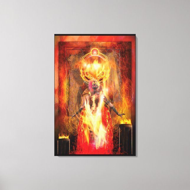 Impressão Em Tela Deusa de Fire PELE (Frente)