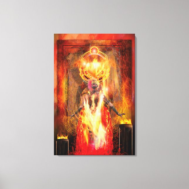 Impressão Em Tela Deusa de Fire PELE (Frente)