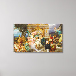 Impressão Em Tela Deuses e Deusas Gregos Antigos no Monte Parnasso