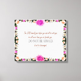 Impressão Em Tela Deuteronomy_31, Não seja desencorajado