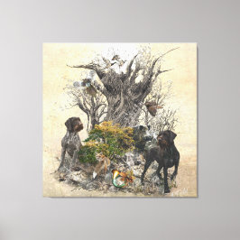 Impressão Em Tela Deutsch Drahthaar