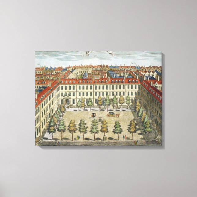 Impressão Em Tela Devonshire Square, para "Stow's Survey of London", (Frente)