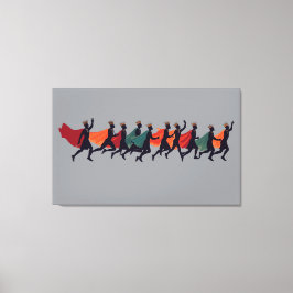 Impressão Em Tela Dez Lordes Um Estilo De Estilo De Corte De Fuga 2