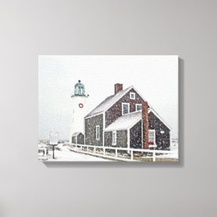 Impressão Em Tela Dezembro na luz de Scituate