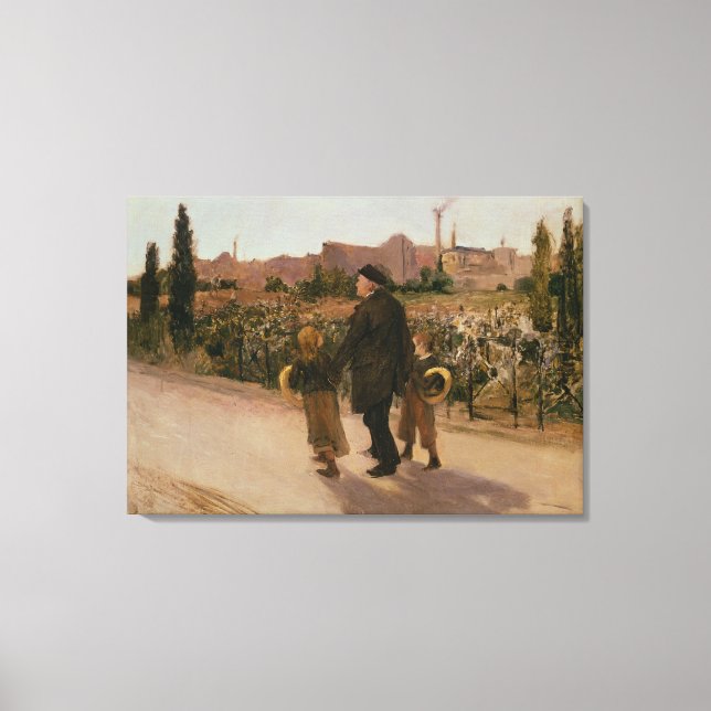 Impressão Em Tela Dia das Almas, c.1882 (Frente)