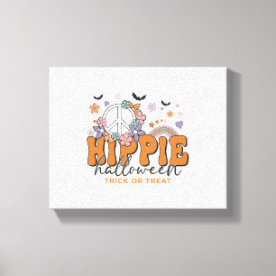 Impressão Em Tela Dia de as Bruxas engraçado dizendo Hippie Hallowee