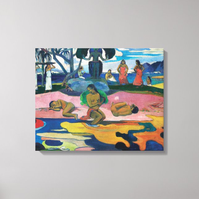 Impressão Em Tela Dia de Deus | Paul Gauguin | (Frente)