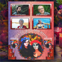 Dia de Los Muertos Catrinas Família Altar 1718 Art