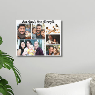 Impressão Em Tela Dia de os pais - Nossas Raízes, Nossa Força