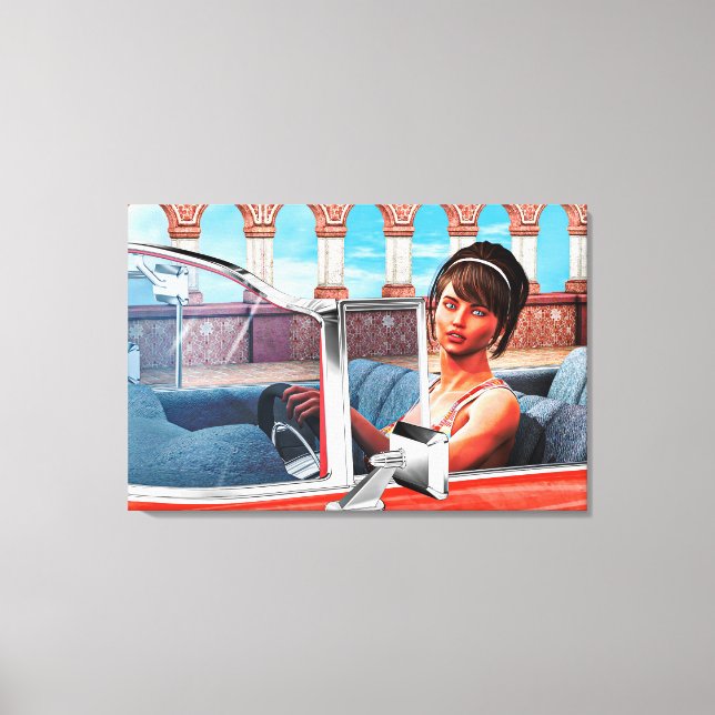 Impressão Em Tela Dia do Sol (Frente)