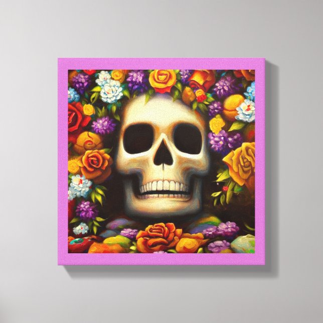 Impressão Em Tela Dia dos Mortos Ofrenda 5 (Frente)