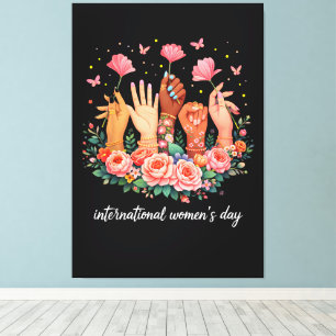 Impressão Em Tela Dia Internacional da Mulher 8 Março 2026