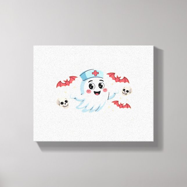 Impressão Em Tela Diálise Spooky Esquadrão Renal Nefrologia do Hallo (Frente)