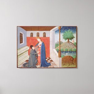 Impressão Em Tela Diálogo entre Boethius e Filosofia