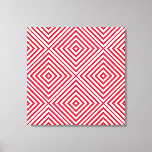 Impressão Em Tela Diamante Chevron @ Emporiomoffa do gerânio