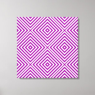 Impressão Em Tela Diamond Roxo Chevron @ Emporiomoffa