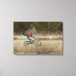 Impressão Em Tela Diante de Bicicleta