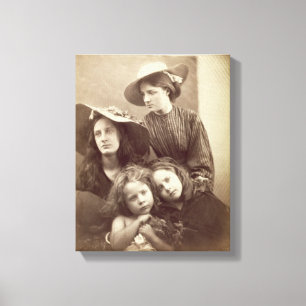 Impressão Em Tela Dias de verão, c.1866 (impressão do albume de um