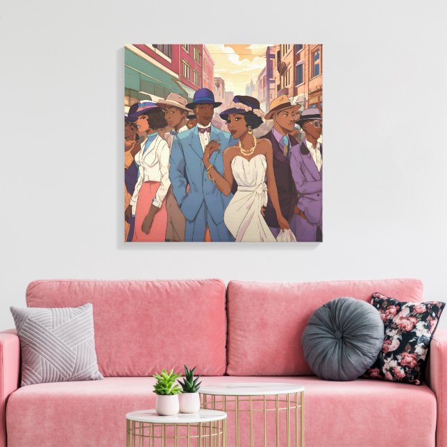 Impressão Em Tela Dias No Passado (Insitu(Sala de estar))