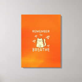 Impressão Em Tela Dica de autoatendimento - Lembre-se de respirar