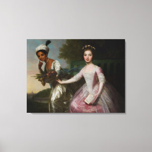 Impressão Em Tela Dido Elizabeth Belle e Lady Murray