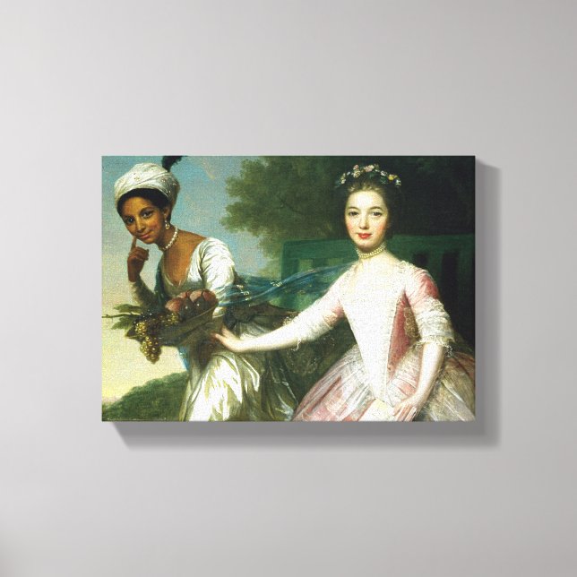 Impressão Em Tela Dido Elizabeth Belle e Lady Murray (Frente)