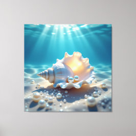 Impressão Em Tela Die Schatzmuschel – Verborgene Perlen