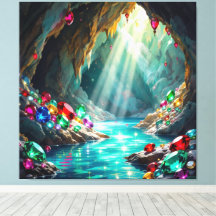 „Die verborgene Schatzhöhle der Edelsteine“