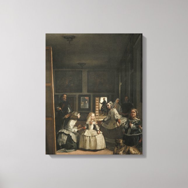 Impressão Em Tela Diego Velazquez Las Meninas (Frente)