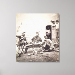 Impressão Em Tela Dificuldades no Campo (Coronel Lowe e Capitão B)