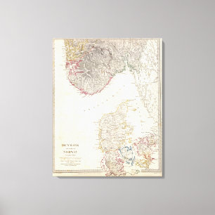 Impressão Em Tela Dinamarca, pinta de Noruega