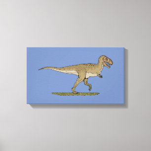 Impressão Em Tela Dinossauro Cretáceo Tyrannosaurus rex